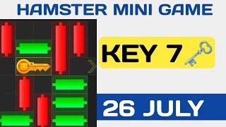 Hamster Kombat Mini-Game 26 July Puzzle Solved 100% Simple