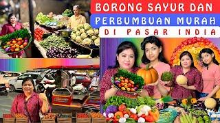 Borong Sayur Dan Perbumbuan Murah Di Pasar India‼️Belanja Sayur untuk Stok 1 Minggu‼️