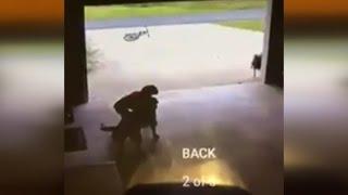 Boy Caught On Video Sneaking Into Garage to Hug Dog Hes Over Every Day Now