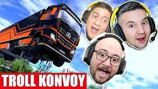 TROLL KONVOY   BENDEN KAÇIN...  ETS 2 MP 