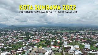 Kota Sumbawa 2022  Drone View Sumbawa Nusa Tenggara Barat NTB  Melihat kota dari Udara