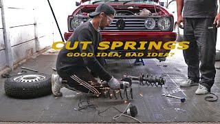 Mk1 Golf budget build  How to cut car springs