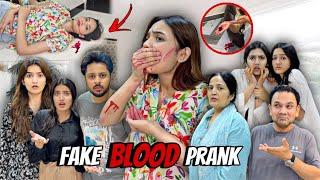FAKE BLOOD PRANK with my FamilySab Ghar Walay Dar Gaye  sistrology