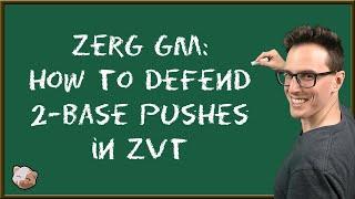 StarCraft 2 Coaching  Zerg Grandmaster How to defend 2-base Terran pushes in ZvT