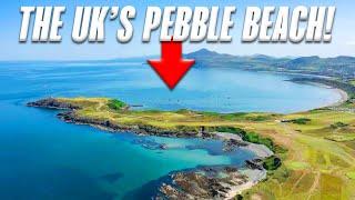 Jeg spiller Pebble Beach i Storbritannien FANTASTISK GOLFBANE