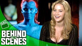 Jennifer Lawrence transforms into Mystique  X-MEN FIRST CLASS  Behind The Scenes