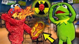 Kermit the Frog and Elmo Eat the Hottest Pepper in the World Carolina Reaper