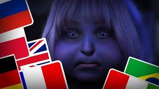 Charlie and The Chocolate Factorty  Violet Beauregarde - Oompa Loompa song in different languages