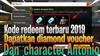 kode redeem untuk dapat diamond dan character antonio