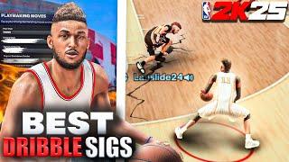 the REAL BEST DRIBBLE MOVES in NBA 2K25.... #1 FAST DRIBBLE SIGS