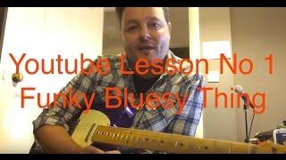 A little blues lick lesson.