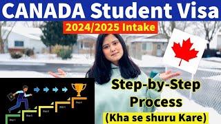 CANADA STUDY VISA PROCESS 2024 STEP-BY-STEP CANADA STUDY PERMIT STEP BY STEP THAT PERFECT JOURNEY