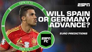 Spain vs. Germany Predictions  UNANIMOUS pick from the panel  ESPN FC