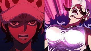 Law Turns into a Girl  Uses Haki to Stop Devil Fruit English Sub