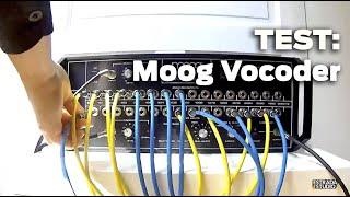 Test Moog Vocoder - 16-kanałowy analogowy wokoder