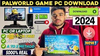  PALWORLD DOWNLOAD PC  HOW TO DOWNLOAD PAGALWORLD IN PC FOR FREE  PALWORLD DOWNLOAD LAPTOP OR PC