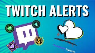 TWITCH ALERTS EINRICHTEN direkt übers Dashboard Hypetrain Alert uvm.