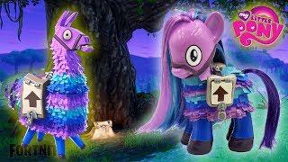 FORTNITE LOOT LLAMA MY LITTLE PONY PINATA Custom Tutorial DIY