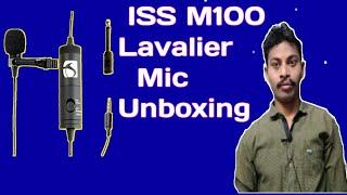 Industry standard sound ISSLM100 Lavalier microphone black Unboxing & review in Telugu 2019