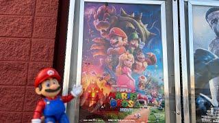 Super Mario Sees The Super Mario Bros. Movie At Cinemark