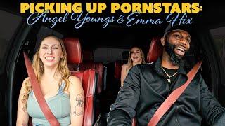 Angel Youngs & Emma Hix Hitch A Ride On Picking Up Pornstars