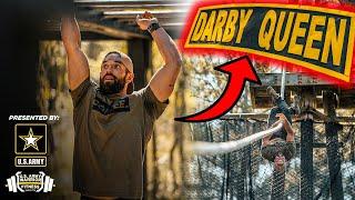 Running The FULL DARBY QUEEN Obstacle Course wRICH FRONING Presented By the US Army & the US AWFT