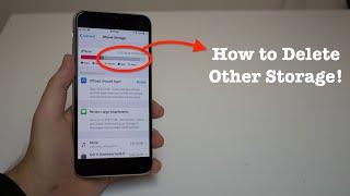 iPhone Other Storage How To Delete It