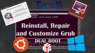 How to Reinstall Repair and Customize Grub on Dual Boot - UEFI Mode