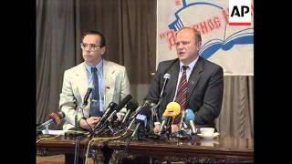 RUSSIA ZYUGANOV SAYS YELTSIN IS IN POOR HEALTH