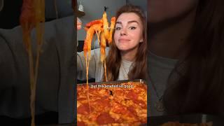 Letting my for you page decide what I eat for a day #foodie #shorts #eating #pizza