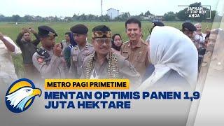 Mentan Optimis Panen 19 Juta Hektare Lahan Pertanian