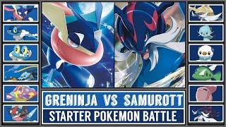 GRENINJA vs SAMUROTT  Water Starter Pokémon Battle Pokémon Scarlet & Violet