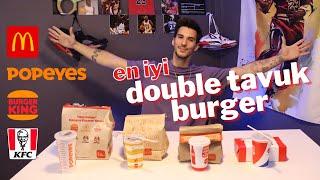 EN İYİ DOUBLE TAVUK BURGERİ SEÇİYORUM.