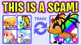 i got SCAMMED trading SUMMER FAIR NEONS in Adopt Me