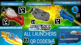 ALL LAUNCHER QR CODES BEYBLADE BURST QD APP + QUADDRIVE LAUNCHER QR CODE ?? NEW LAUNCHER