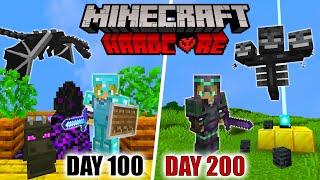 I Survived 200 days Totemless in Hardcore Minecraft