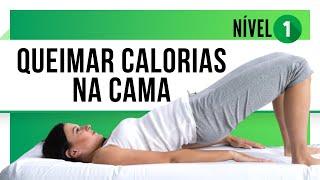 TREINO FÁCIL PARA FAZER NA CAMA  Exercícios para IDOSOS deitado na cama  Nível 1