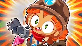 NEW Hero - Bonnie The Bloonstone Miner Is AMAZING Bloons TD Battles 2