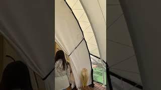 Glamping hotel resort safari tent for accommodation