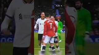 Ronaldo fight vs Van Dijk ️