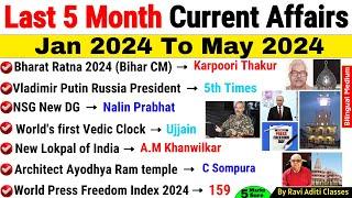 January To May 2024 Current Affairs  Last 5 Months Current Affairs 2024 Top 300 Questions Part 2