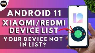 List of RedmiXiaomi Phones getting Android 11 MIUI 12 Update  MIUI 12 with Android 11 Update Redmi