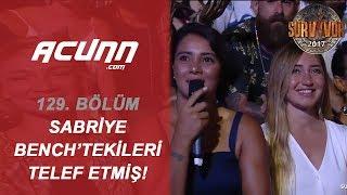 Sabriye Parkurda Yarışırken Arkadaşları Benchte Çıldırdı  Büyük Final  Survivor 2017