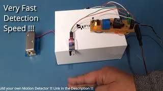 Fast Motion Detector using IR Sensor and 555 Timer IC