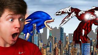 Reacting to SHIN SONIC vs INFECTED SKY Sonic Tapes