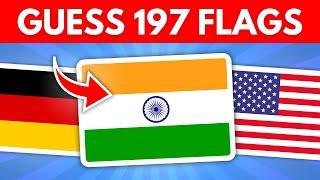Guess All the 197 Flags of the World  Guess the Flag Quiz 2024