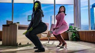 She-Hulk Twerks with Megan Thee Stallion - Post Credit Scene - She-Hulk Attorney at Law 2022 Clip