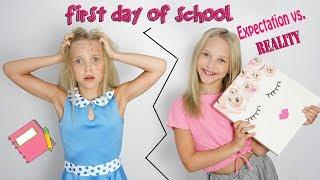 Expectation vs. Reality First Day of School