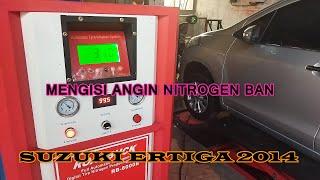 Mengisi Nitrogen Mobil Suzuki Ertiga