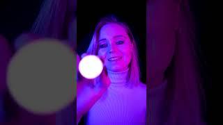 ASMR  TRACING your face with LIGHTS and INAUDIBLE WHISPERS